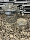 Vintage Pyrex Flame Ware 7756 Glass Percolator 6 Cup Coffee Pot USA Made