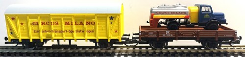 Güterwagen 2x "Cirkus Milano" in Spur TT (501194,501294) -selten- | Condition: Gebraucht