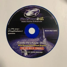 PS2 PlayStation 2 Gameshark 2 V2 Video Game Enhancer Disc Only Tested