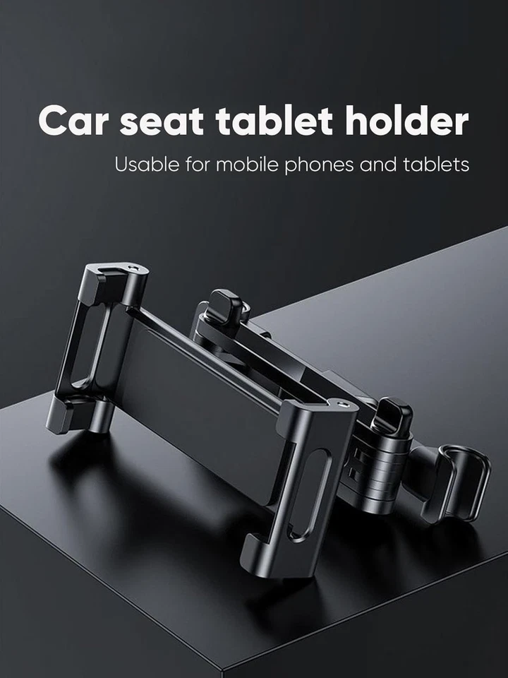 Car Tablet Holder, Headrest Tablet Mount Headrest Stand Cradle Compatible - Image 3 of 4