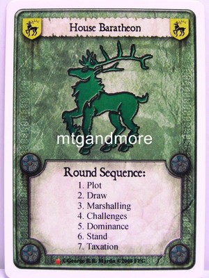 A Game of Thrones LCG - 1x House Baratheon - Westeros Draft Pack Starter
