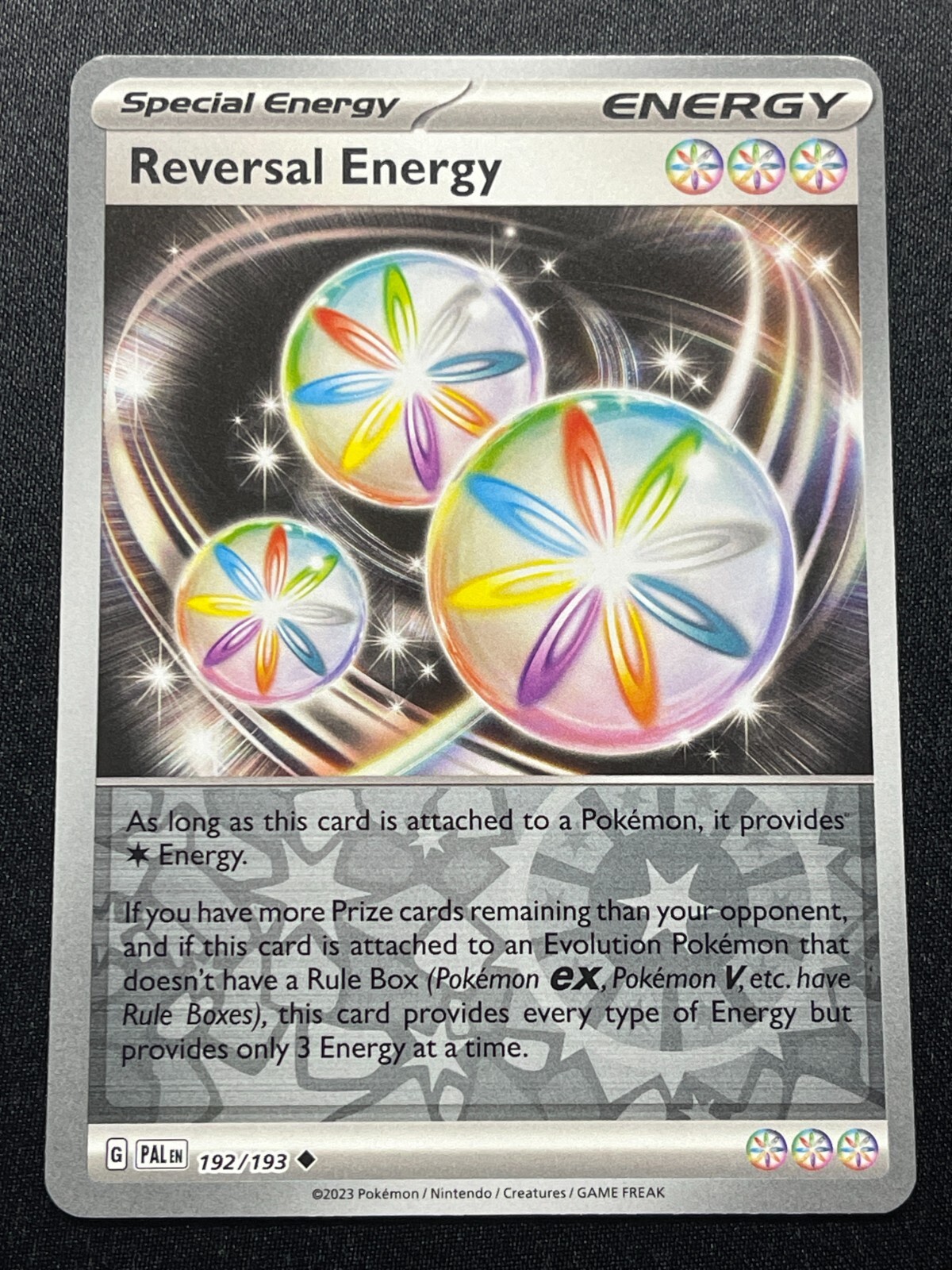 Reversal Energy (Reverse Holo) PAL EN 192/193 Paldea Evolved Near Mint