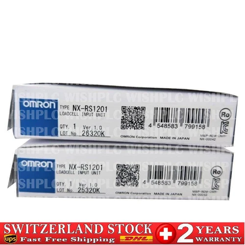 Omron NX-RS1201 Loadcell Input Unit NXRS1201 New Original Fast Shipping