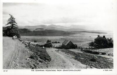 Grantown-On-Spey Scotland The Grampian Mountains From OLD PHOTO