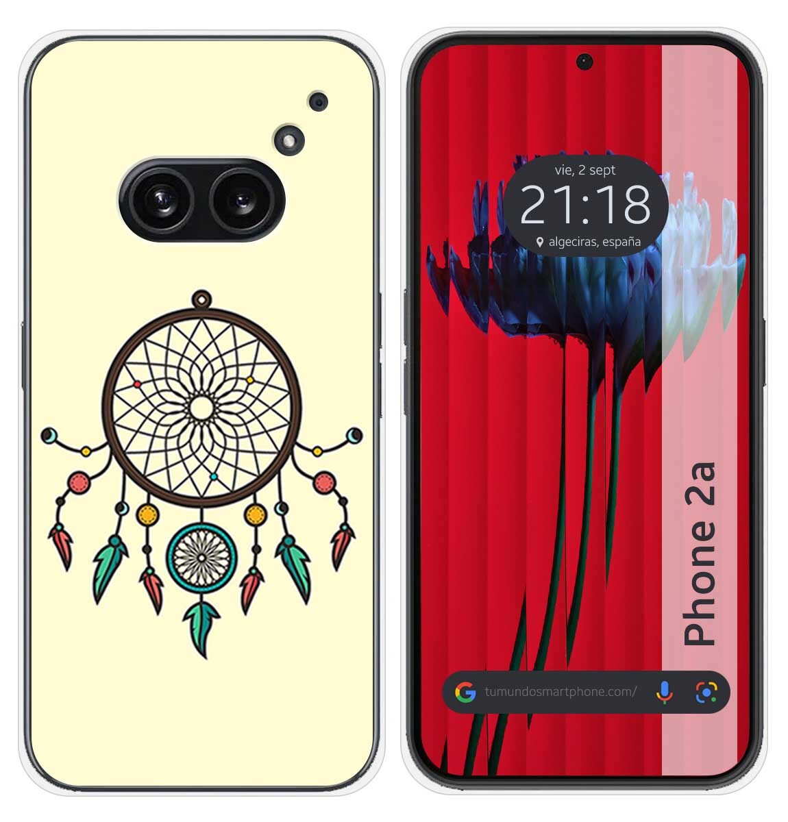 Cover Silicone per Nothing Phone 2a 5G Disegno Acchiappasogni Disegni