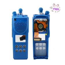 Blue Repair Replacement Housing Case For XTS3000 Model 2 Radio With Speaker