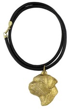 Border Terrier - Dog necklace, gold-plated pendant for dog fan, unique jewellery