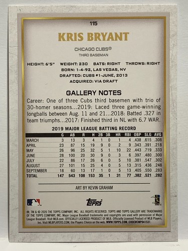 2020 Topps Gallery Baseball - #1-#200 - Vet Base, Rookie RC & Sort Print (A103) - Picture 107 of 133