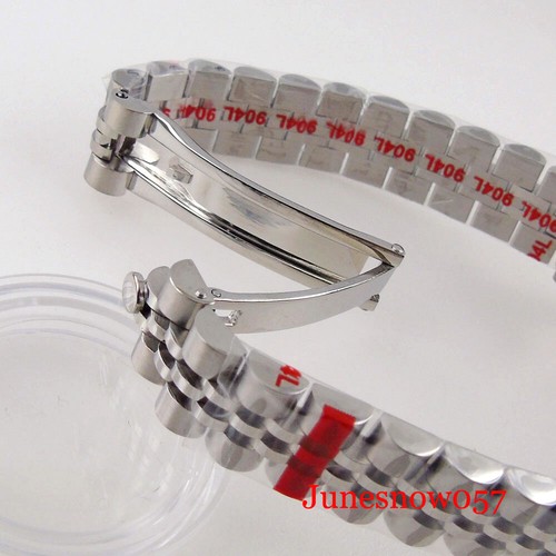 Estuche de reloj para dama 26 mm ajuste movimiento NH05 HN06 pulsera jubileo zafiro espalda sólida - Imagen 11 de 39