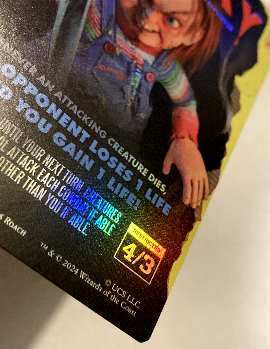 SF・ファンタジー・ホラー CHUCKY Black Light Chucky Custom Remarque | K. Roberts FX
