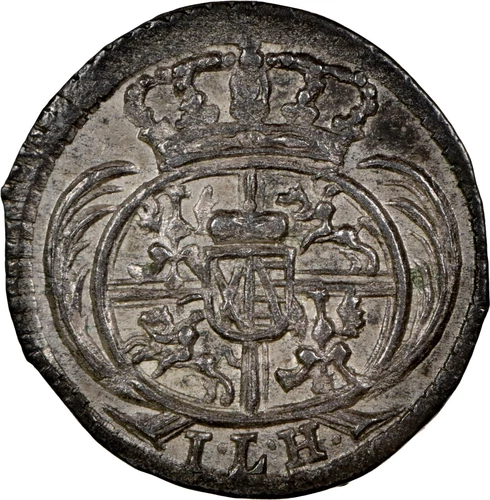 1 PFENNIG 1713 ILH GERMANY Saxony-Albertine Line NGC v. Great Rarity