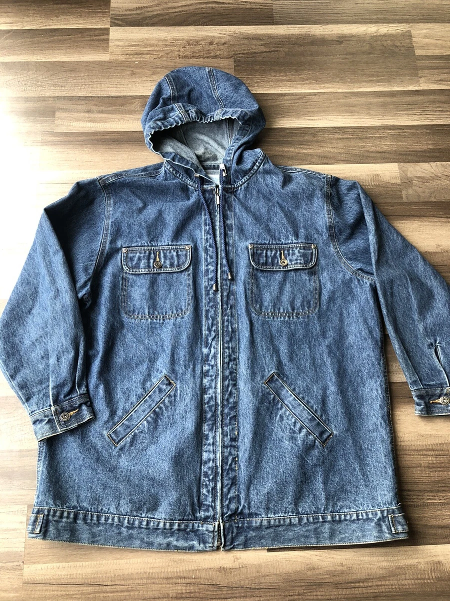 Womens denim top jacket size 18