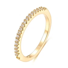 Fashion Luxury Cubic Zirconia Crystal Studded Ring