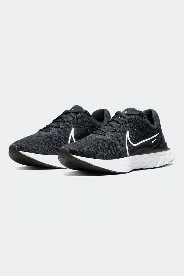 Nike React Infinity Run Flyknit 3 Black White Running Shoes DD3024-001 Sizes 7-10