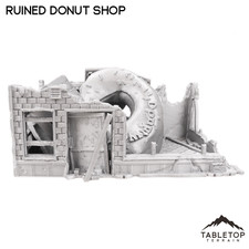 Ruined Donut Shop - Marvel Crisis Protocol Ruins - Tabletop Terrain MCP