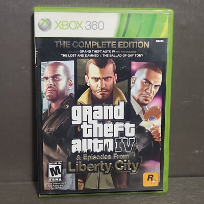 Grand Theft Auto IV 4 Episodes From Liberty City Complete Edition Xbox S L400 