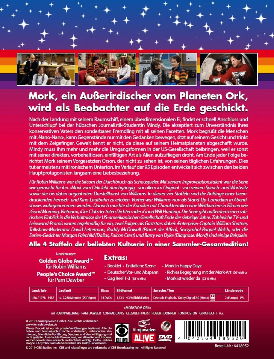 Mork vom Ork - Gesamtedition / TV-Serien-Komplettbox - Fernsehjuwelen [14 DVDs]