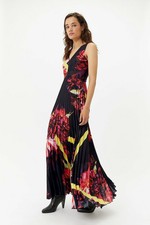 coast black floral dress