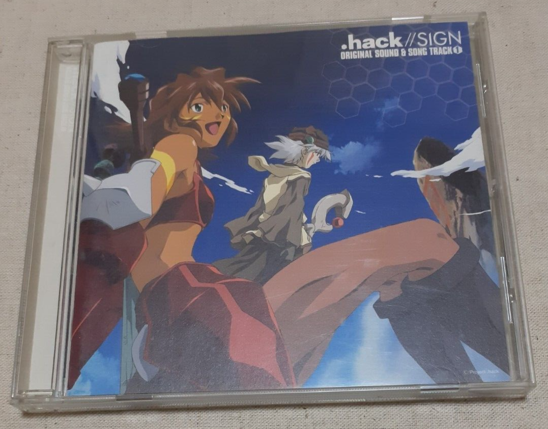 2 CD .hack SIGN OST 1 & 2 SET Original Soundtrack Music Anime Lot
