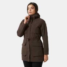 Helly Hansen Boyne Insulated Parka 2.0 Jacket Brown Medium Rrp £220 Bnwt