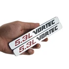 2 Pcs OEM 5.3L Vortec Hood Emblems Engine Badge 3d logo Nameplate Chrome