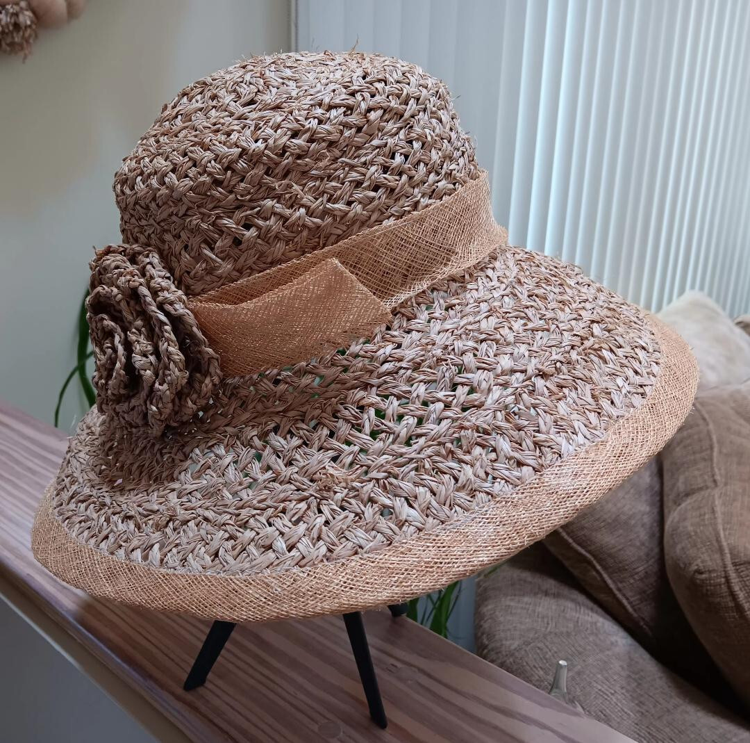 6 DANIELE MEUCCI ダニエルメウッチ ファーポンチョ イタリア製 Vintage DANIELE MEUCCI Florence Italy 100% Straw Fedora Hat! | eBay