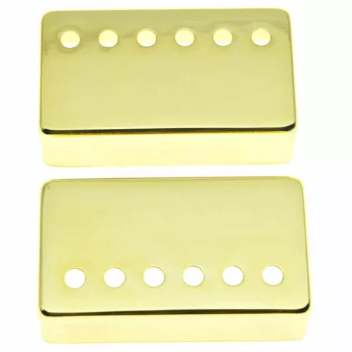 2x Humbucker Pickup Covers Brass Pickup Cover 49.2/52mm Pole Spacing For Gibson