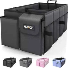 HOTOR Trunk Organizer for Car - Car Organizer, Foldable Trunk Organizer