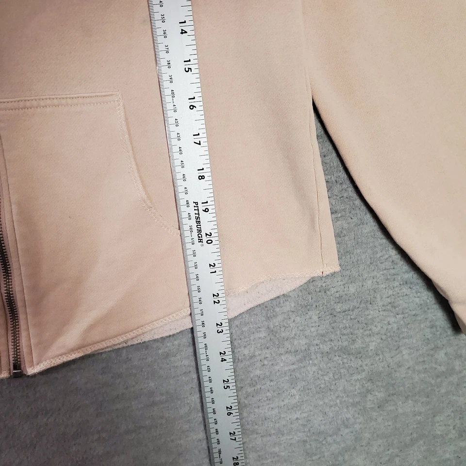 Женский свитер Santa Cruz XS оранжевый на молнии толстовка с капюшоном укороченный пляжный рисунок - Изображение 4 из 4