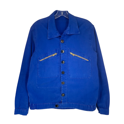 60's　Lee　Phillips 66　COTTON　WORK　JACKET Vintage 60's 70's Adolphe Lafont Sz FR 46 Blue Work Chore Workwear