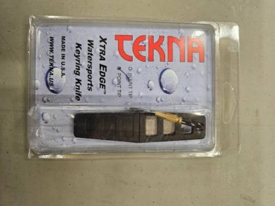 Tekna Xtra Edge Fixed Knife Black Synthetic Handle XE TEKXE