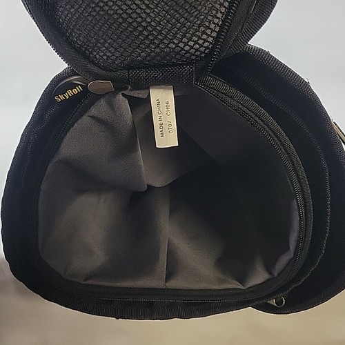 SkyRoll Black Nylon Garment Bag Compact Suit Travel Roll-Up Carry-On Luggage 24” - Picture 7 of 9