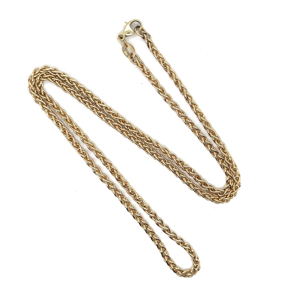 James Avery 14K Yellow Gold Spiga Chain Necklace (DG7068490) eBay