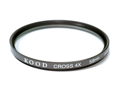 58 mm Star 4 Filter Made in Japan 4 Punkt 4PT Hochwertiges Glas Kood 