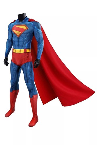 Superman Legacy Clark Kent Cosplay Jumpsuit Costume Bodysuit 3D Zentai Halloween - Picture 19 of 21