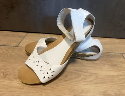 Vera Pelle Leder Sandalen | Schuhe | Halbschuhe | Damen | Sommer | 39 | Weis Neu