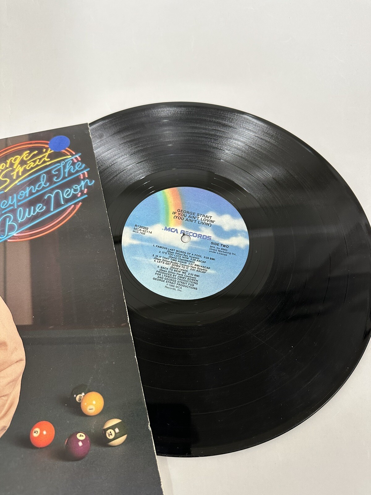 Strait Beyond the Blue Neon LP MCA42266 1989 Pressing VG+ eBay