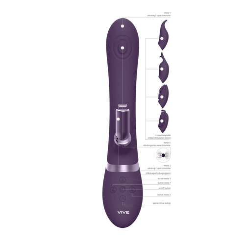 Shots Vive Etsu Rabbit & Sleeve Kit - Purple - Picture 2 of 8