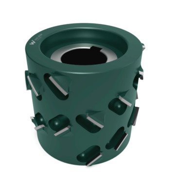 Wirutex CSEN350086 S13164 Pre-Milling Cutter Axility 45 Degree Dp Tips