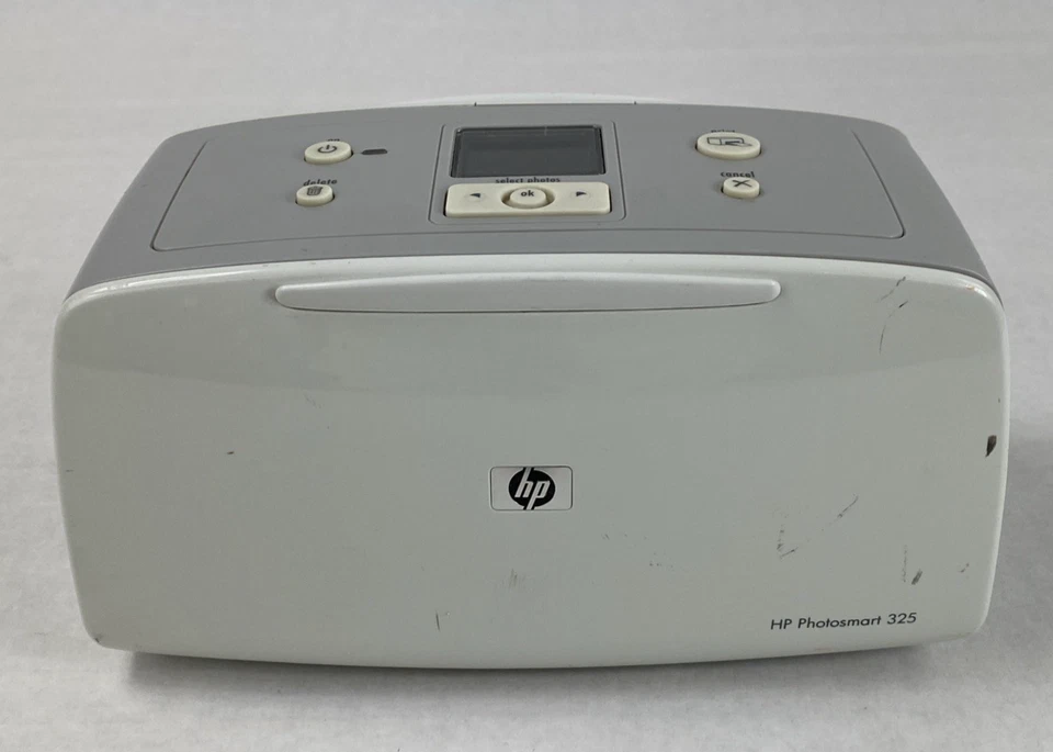 HP Photosmart 325 Digital Photo Inkjet Printer No Power Cord Untested - Image 3 of 4