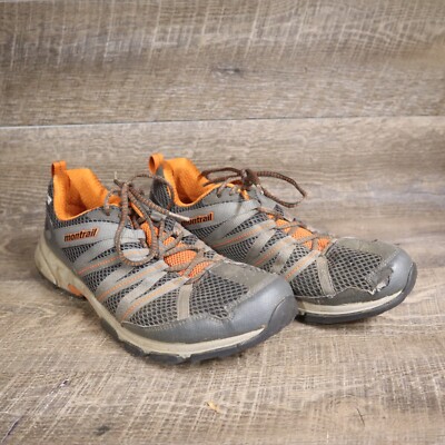 MONTRAIL Hiking Boots Gray Gentorx Gore-Tex Vibram Sole Mid Lace