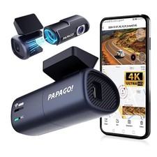 PAPAGO 4K Mini Front Dash Cam,Voice Control Truck Cam,4K Full HD Dash Camera ...
