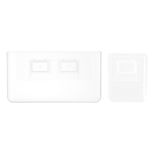 2 Pcs Wall Storage Box Wall-mounted Cosmetic Boxes Bedroom Containers