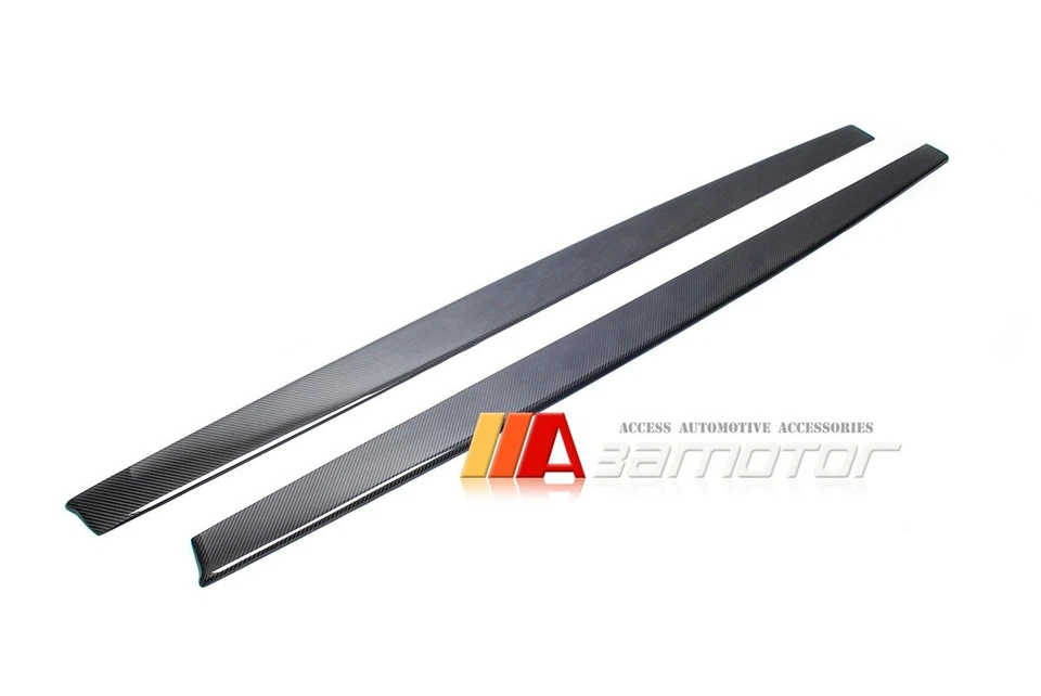 Carbon Fiber MP Side Skirt Extensions Set fits 2014-2020 BMW F80 M3 / F82 F83 M4 Foto 4 de 4