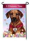 Rhodesian Ridgeback Valentines Sweetheart Garden Flag