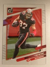 Rob Gronkowski 2021 Panini Clearly Donruss # 45 Tampa Bay Buccaneers