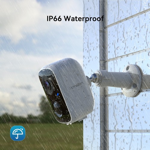 3MP Wireless Security Camera Outdoor Battery Rechargeable Home WIFI IP CCTV - Picture 4 of 10