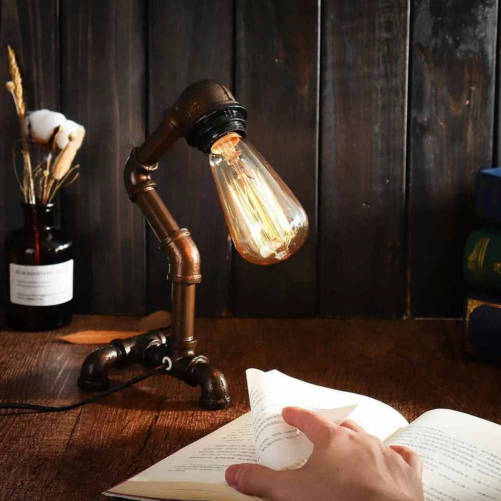 Steampunk industrial lamp deals