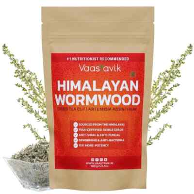 Vaastavik Himalayan Sourced Wormwood Tea 100g Free Shipping World Wide