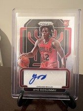 2021 Panini Prizm Basketball Ayo Dosunmu Rookie Signatures Prizm Autograph